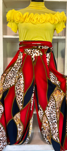 Animal Print Pants