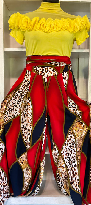 Animal Print Pants